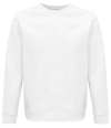 03567 Space SOL'S Unisex Space Organic Raglan Sweatshirt White colour image